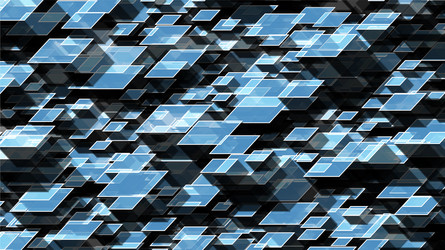 Abstract blue and black color modern technology vector