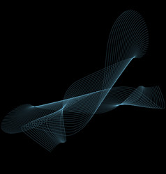 Abstract Wireframe Elements vector image