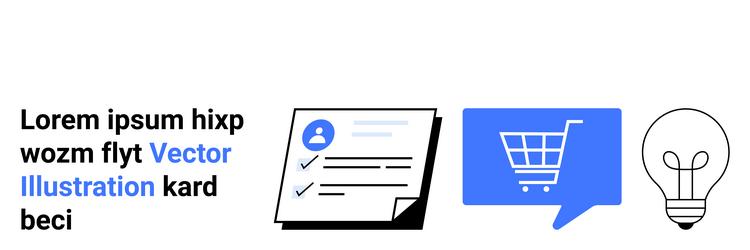 concepts of documentation online shopping vector image