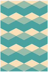 quiet colored cube background made of triangular vector image