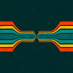 retro background with lines horizontal vector image