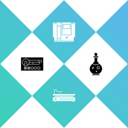 set create account screen video game console vector image