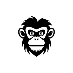 monkey head or face icon design Vector Image