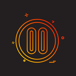 user interface icon design vector image