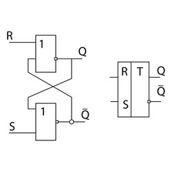 Integral triggers drawing mark - thin line scheme vector