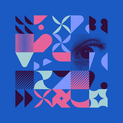 generative design artwork abstract generated vector image