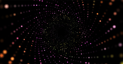 wave pattern 3d glowing abstract digital vector image