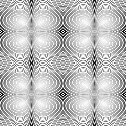 Design seamless monochrome ellipse background vector