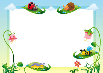 funny card with empty space for text vector image