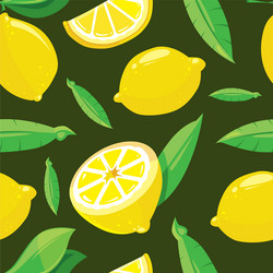 Lemon seamless Royalty Free Vector Image - VectorStock