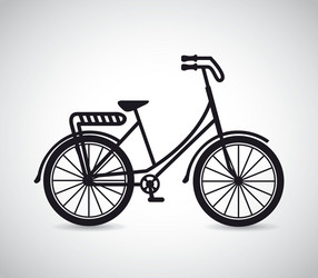 Cycling Silhouette Vector Image