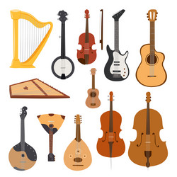Stringed Instruments - Classical Orchestra vector image