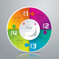 infographics design vector image