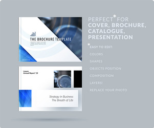 Triangular Presentation Template vector image