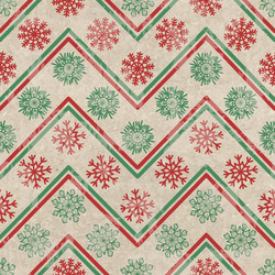 Retro Snowflake Pattern vector image