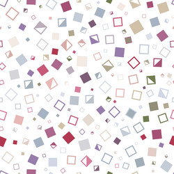 seamless pattern of multicolored squares template vector image