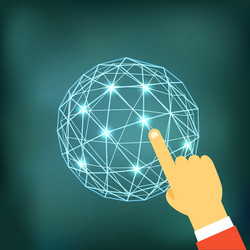 using modern web technology design concept vector image