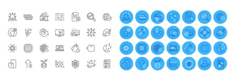 analytics report document and 5g internet line vector image