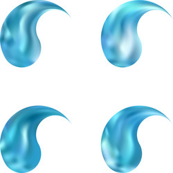gradient background in form a shape vector image