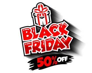 Black friday event icon vector