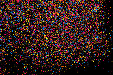 Colorful explosion confetti colored grainy vector