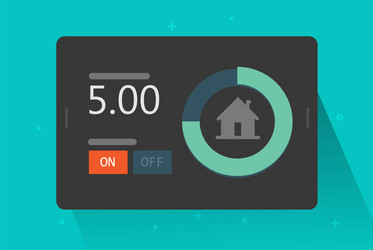 home automation technology system smart app vector image
