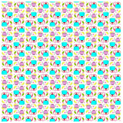 teapot pattern background teacup seamless design vector image