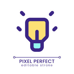 messenger features pixel perfect rgb color ui icon vector image