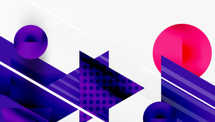 modern geometric background - overlapping vector image