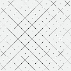 Minimalist Dots Pattern vector image
