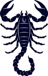 Scorpion logo image for tattoo symbol vector