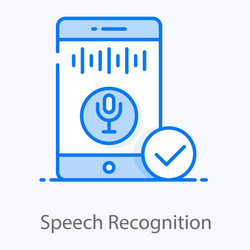 Speech recognition Royalty Free Vector Image - VectorStock