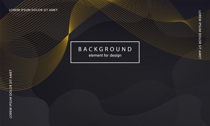 abstract background wave element for design vector image