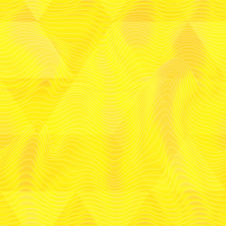 Yellow triangle pattern with wave effect vector