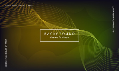 abstract background wave element for design vector image