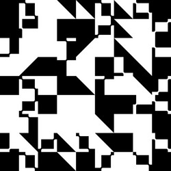 black and white abstract pattern design vector image