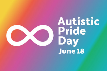 Autistic Pride Day - June 18 Vector Image