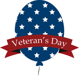 colored background with text for veterans day vector image