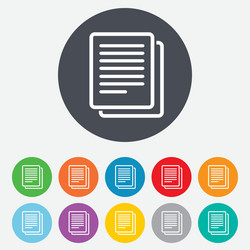 Duplicate Document Icon vector image
