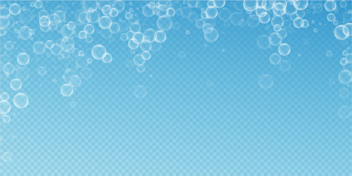 random soap bubbles abstract background blowing b vector image