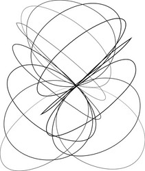 abstract geometric lineart lines design element vector image