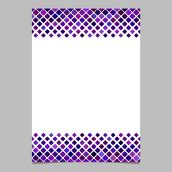 diagonal square pattern page background template vector image