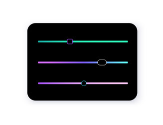 scrollbar web icon vector image