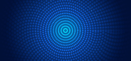 abstract horizontal banner web template circles vector image