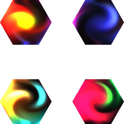 gradient background in form a shape vector image