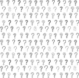 seamless pattern with question marks vector image