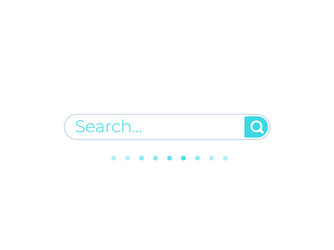 Search bar template for ui web and apps vector