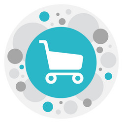 shopping symbol on vector