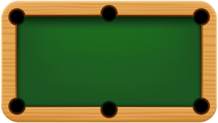 Wooden billiard table 01 vector