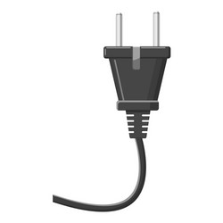 Electric plug Royalty Free Vector Image - VectorStock